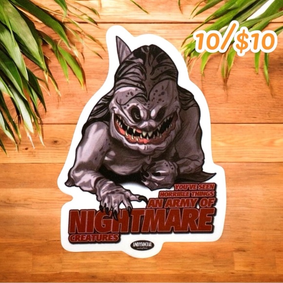 10 / $10 Cabin in the Woods Merman Sticker - Horror Comedy Movie - Picture 1 of 2